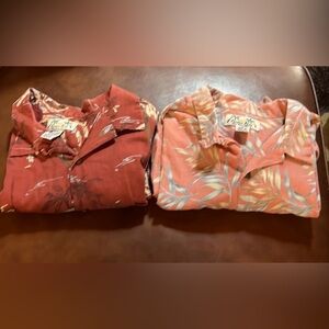 Lot of Two Kona Kai Trading Co. Hawaii Shirt Sleeve Men’s Shirts XL